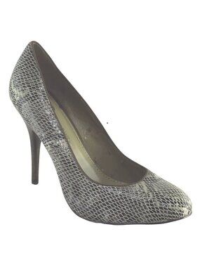 B. Makowsky Womens Snakeskin Leather High Heels Size 6M